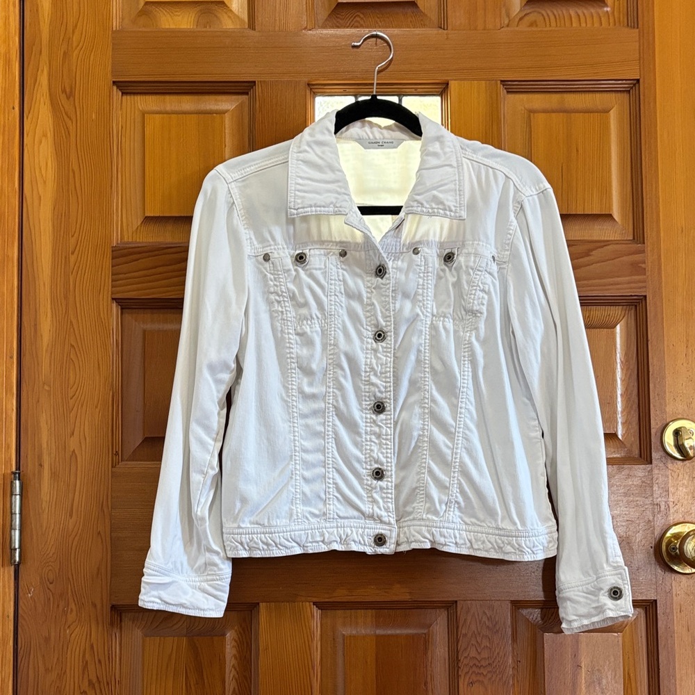 Simon Chang Off-White Denim Jacket